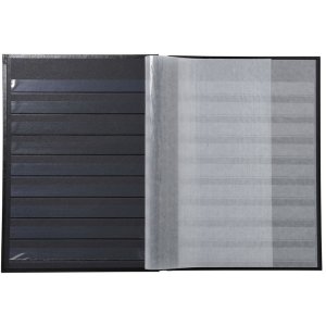 Album di francobolli 16 pagine nero 22,5x30,5 cm
