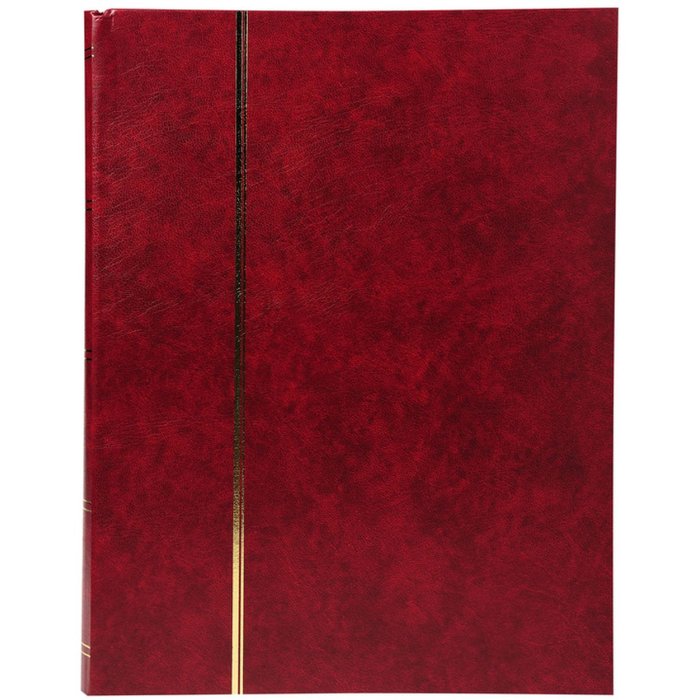 Album di francobolli Exacompta 48 pagine nere 22,5x30,5 cm rosso