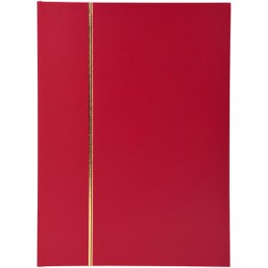 Album di francobolli Exacompta 48 pagine nere 22,5x30,5 cm rosso