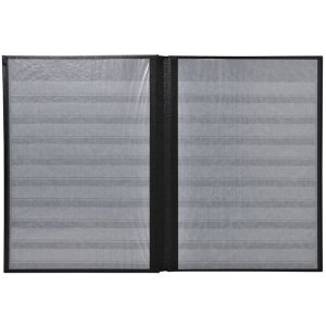 Album di francobolli Exacompta 48 pagine nere 22,5x30,5 cm blu