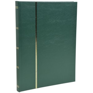 Album di francobolli Exacompta 48 pagine nere 22,5x30,5 cm verde