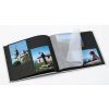 Walther Album fotografico in lino NERO BIANCO nero 30x30 cm 50 pagine nere