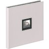 Walther Album fotografico in lino NERO BIANCO 30x30 grigio 50 pagine nere