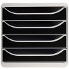 Cassettiera Big-Box Classic grigio chiaro-nero