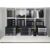 Cassettiera Big-Box Classic nero-argento metallizzato