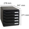 Cassetto Big-Box Plus Classic nero