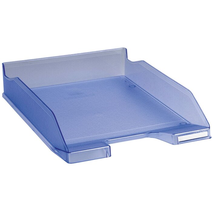 Vassoio per lettere Combo 2 Classic blu ghiaccio trasparente