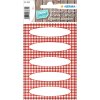 HERMA Adesivi autoadesivi VARIO Vichy check rosso