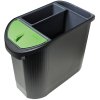 TOP LINE Eco Cestino per la carta straccia Classic Nero-Antracite