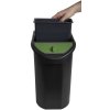 TOP LINE Eco Cestino per la carta straccia Classic Nero-Antracite