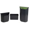 TOP LINE Eco Cestino per la carta straccia Classic Nero-Antracite
