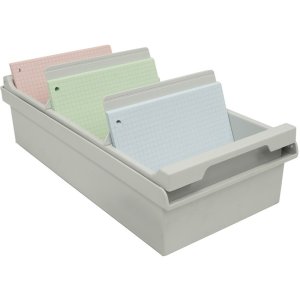 Scatola per 500 schede A6 K Grigio chiaro