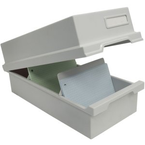 Scatola per 500 schede A6 K Grigio chiaro