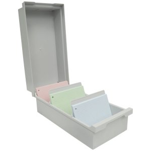 Scatola per 500 schede A6 K Grigio chiaro