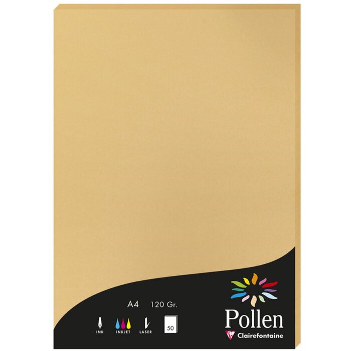 Carta polline A4 120g 50 fogli caramello