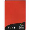 Carta polline A4 120g 50 fogli rosso corallo