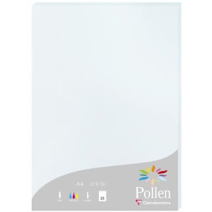 Carta A4 Pollen 210g blu 25 fogli