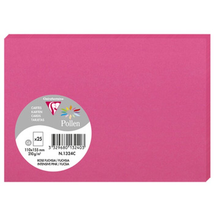 Carta C6 Polline 210g fucsia