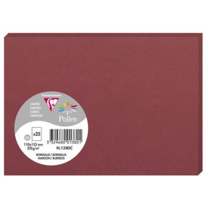 Carta C6 Polline 210g bordeaux