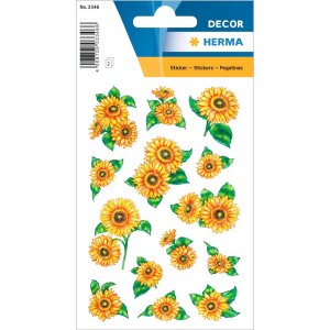adesivi herma girasoli della serie decorazione adesivi...