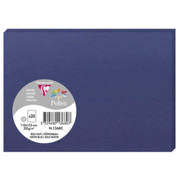 Scheda C6 Polline 210g blu reale