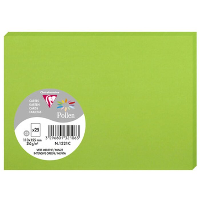 Carta C6 Polline 210g Menta