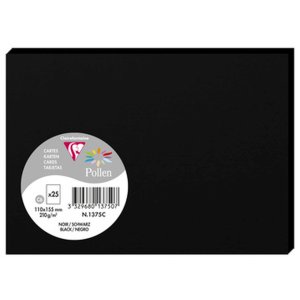 Carta C6 Pollen 210g Nero