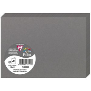 Carta C6 doppia 210g grigio scuro