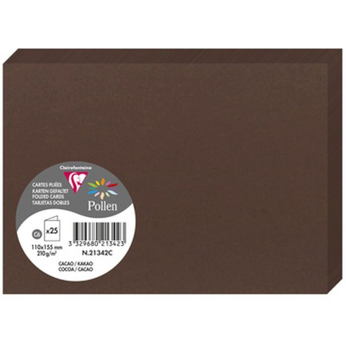 Carta C6 doppia 210g cioccolato