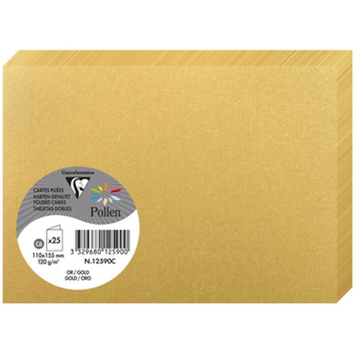 Carta C6 doppia 210g oro
