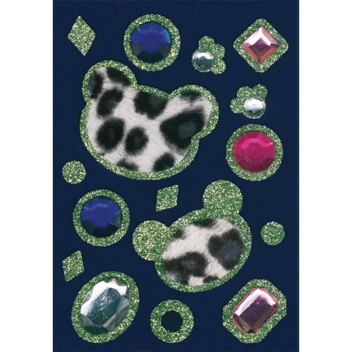 Adesivi HERMA Orsetti scintillanti della serie GLAM ROCKS