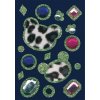 Adesivi HERMA Orsetti scintillanti della serie GLAM ROCKS
