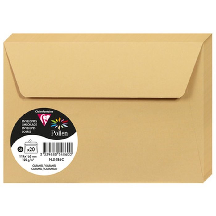 Busta C6 Polline 120g caramello