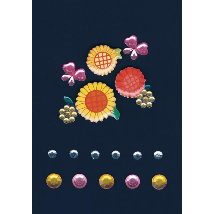 fiori glitterati colorati della serie GLAM ROCKS