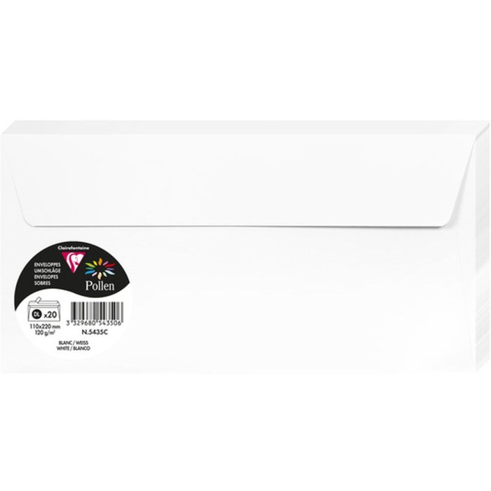 Busta DL Polline 120g Bianco
