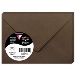 Clairefontaine Busta Polline 20 pezzi marrone 75x100 mm 120g