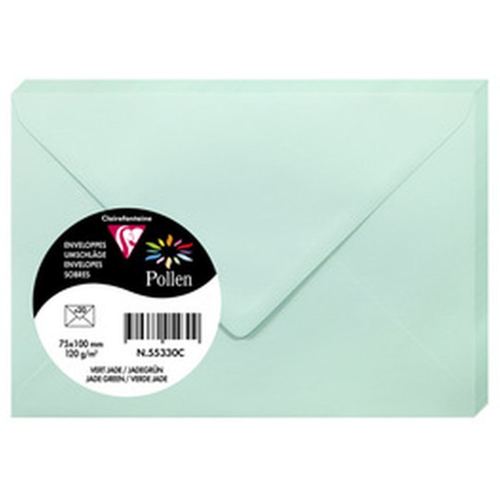Busta Polline 20 pezzi verde giada 75x100 mm 120g