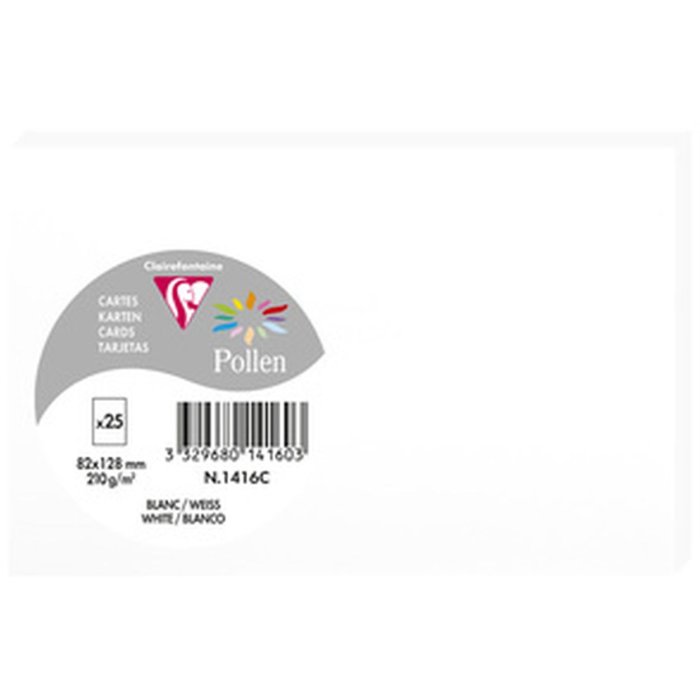 Scheda Polline 82x128 bianco