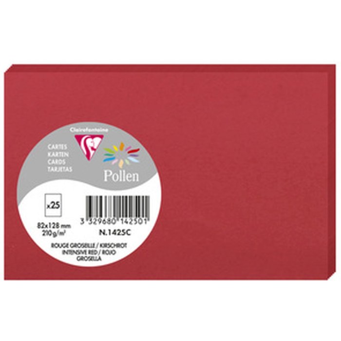 Scheda Polline 82x128 rosso ciliegia