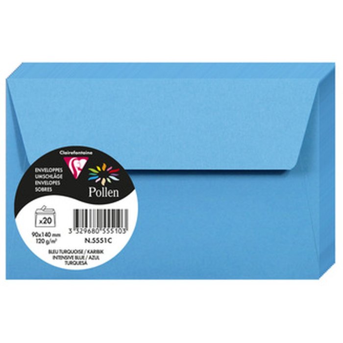 Busta Polline 20 pezzi turchese 90x140 mm 120g