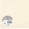 Confezione da 25 cartoncini Polline, 135x135mm, 210g avorio