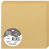 Confezione da 25 carte doppie 135x135 caramello