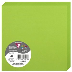 Carta doppia Polline 135x135 menta