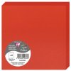 Carta doppia Polline 135x135 rosso corallo