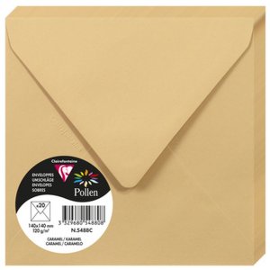 Busta Polline 20 pezzi caramello 140x140 mm 120g
