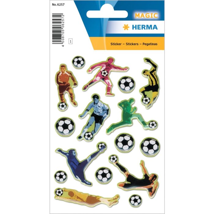 adesivi 3D del calciatore Herma grandioso della serie MAGIC
