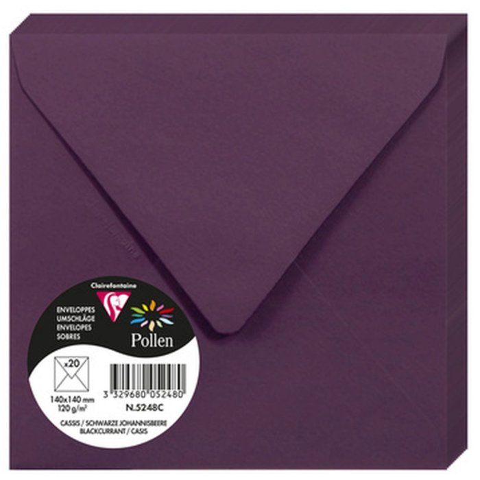 Busta Polline 20 pezzi cassis 140x140 mm 120g