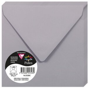 Buste POLLEN koalagrau 140x140 mm - 5328C