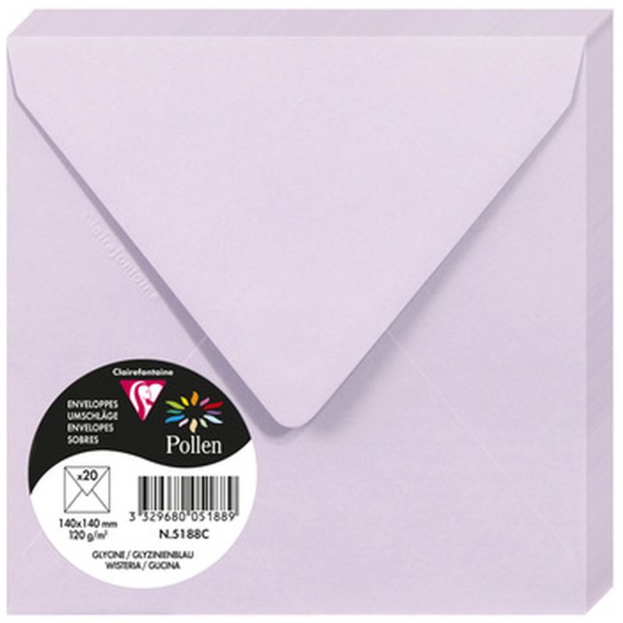 Busta polline 20 pezzi glicine 140x140 mm 120g