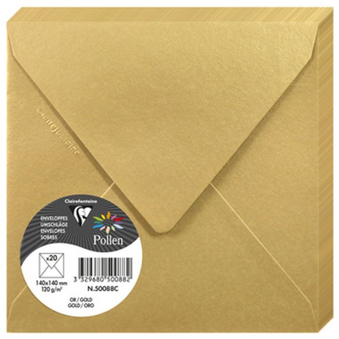 Busta Polline 20 pezzi oro 140x140 mm 120g